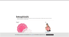 Desktop Screenshot of lottospicknick.blogg.se