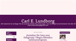 Desktop Screenshot of carlelundborg.blogg.se