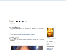 Tablet Screenshot of bellissimo.blogg.se