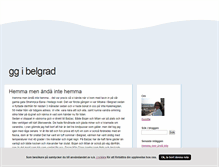 Tablet Screenshot of ggibelgrad.blogg.se
