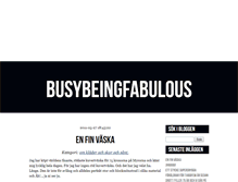 Tablet Screenshot of busybeingfabulous.blogg.se