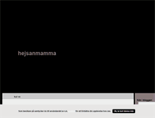Tablet Screenshot of hejsanmamma.blogg.se