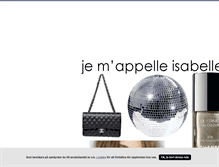 Tablet Screenshot of jemappelleisabelle.blogg.se