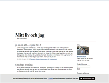 Tablet Screenshot of lillyomamma.blogg.se