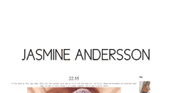 Desktop Screenshot of anderssonjasmine.blogg.se