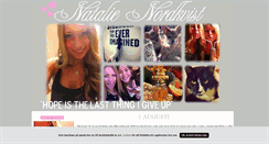 Desktop Screenshot of natalieerica.blogg.se