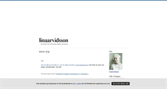 Desktop Screenshot of linaarvidsson.blogg.se