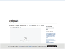 Tablet Screenshot of eplgoals.blogg.se
