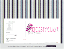 Tablet Screenshot of feliciastyle.blogg.se