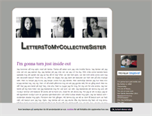 Tablet Screenshot of letterstomycollectivesister.blogg.se