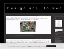 Tablet Screenshot of neodesign.blogg.se