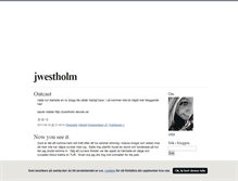Tablet Screenshot of jwestholm.blogg.se
