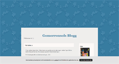 Desktop Screenshot of gomorronsol.blogg.se
