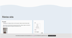 Desktop Screenshot of mariassida.blogg.se