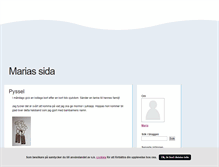 Tablet Screenshot of mariassida.blogg.se