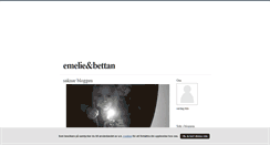 Desktop Screenshot of emeliebettans.blogg.se