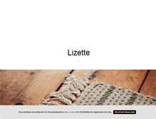 Tablet Screenshot of lizette.blogg.se