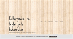 Desktop Screenshot of kulturnorden.blogg.se