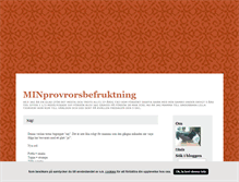 Tablet Screenshot of minprovrorsbefruktning.blogg.se