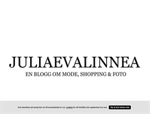 Tablet Screenshot of juliaevalinnea.blogg.se