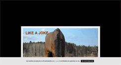 Desktop Screenshot of likeajoke.blogg.se