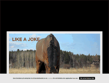 Tablet Screenshot of likeajoke.blogg.se