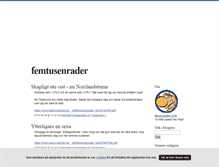 Tablet Screenshot of femtusenrader.blogg.se