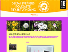 Tablet Screenshot of aangelinaoskarsson.blogg.se