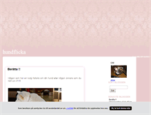 Tablet Screenshot of hundflicka.blogg.se