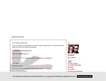 Tablet Screenshot of familjenbacklin.blogg.se