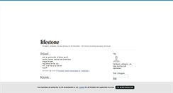 Desktop Screenshot of lifestone.blogg.se