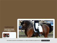 Tablet Screenshot of hasthannah.blogg.se