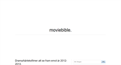 Desktop Screenshot of moviebible.blogg.se