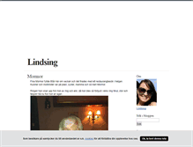 Tablet Screenshot of lindsing.blogg.se