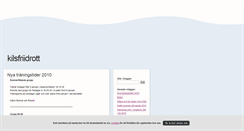 Desktop Screenshot of kilsfriidrott.blogg.se
