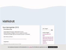 Tablet Screenshot of kilsfriidrott.blogg.se