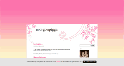 Desktop Screenshot of morgonpigga.blogg.se
