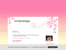 Tablet Screenshot of morgonpigga.blogg.se