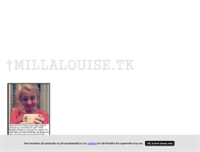 Tablet Screenshot of millalouise.blogg.se