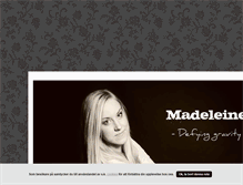 Tablet Screenshot of madeleiinelehrman.blogg.se