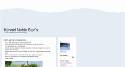 Desktop Screenshot of noblestars.blogg.se