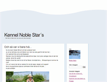 Tablet Screenshot of noblestars.blogg.se
