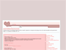 Tablet Screenshot of carolinelarssson.blogg.se