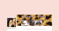 Desktop Screenshot of nathaliemikaelaakerlinds.blogg.se
