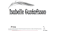 Desktop Screenshot of bellafelicia.blogg.se