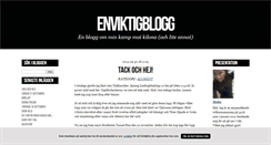 Desktop Screenshot of enviktigblogg.blogg.se