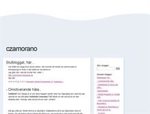 Tablet Screenshot of czamorano.blogg.se