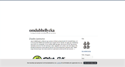 Desktop Screenshot of omdubbellycka.blogg.se