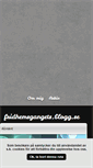 Mobile Screenshot of fridhemsgangets.blogg.se