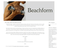 Tablet Screenshot of beachform.blogg.se